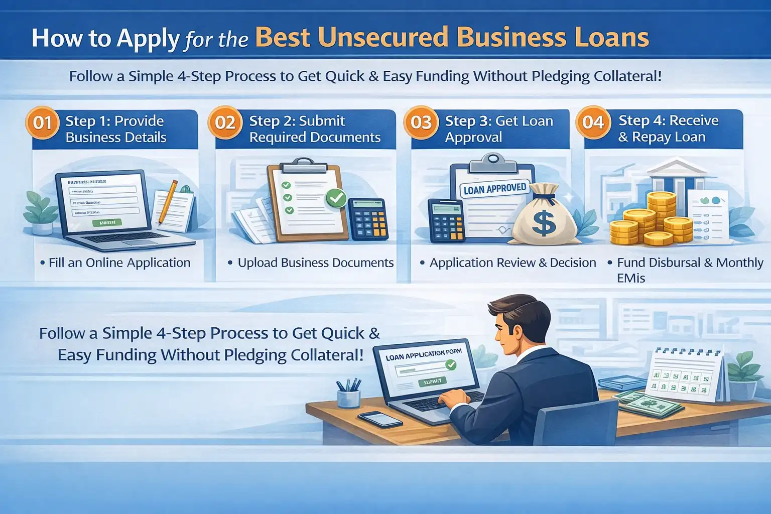 How to Apply for the Best Unsecured Business Loans